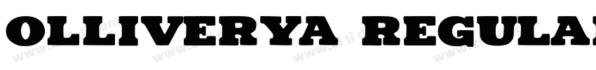 Olliverya Regular字体转换